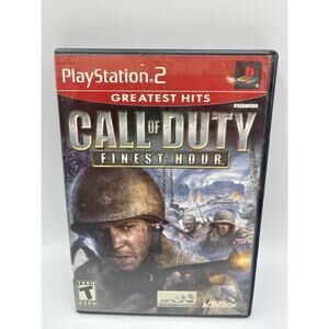 Call of Duty: Finest Hour (Sony PlayStation 2, 2004) PS2 Tested